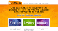 Desktop Screenshot of befearless.org